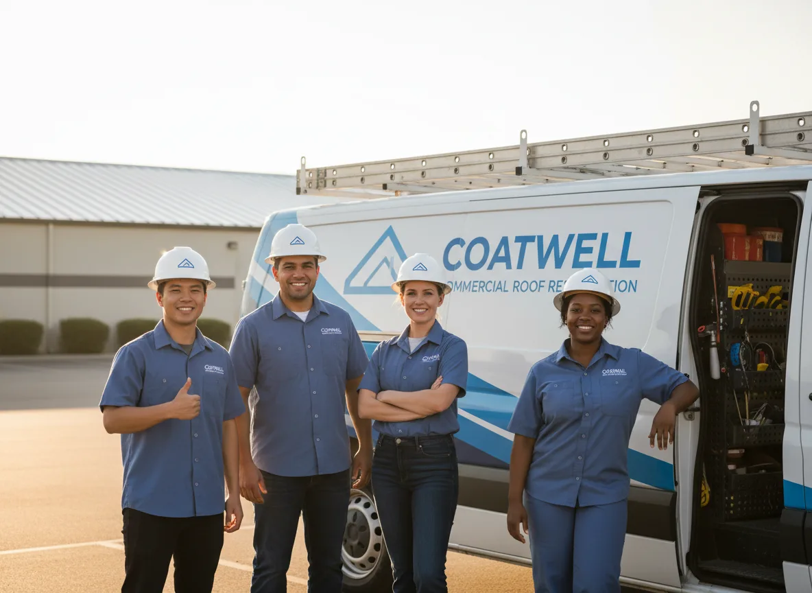 Commercial roof coating company in Briggsville, WI